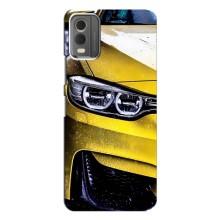 Чехлы с Машинами на Нокиа С32 (VPrint) (Желтая машина)
