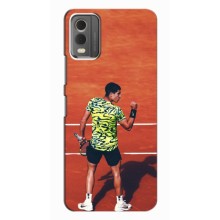 Чехлы с принтом Спортивная тематика для Nokia C32 – Алькарас Теннисист