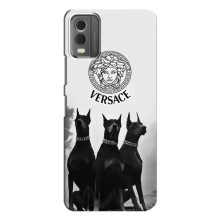 Чехлы VERSACE для Нокиа С32 (PREMIUMPrint) (Доберман Версаче)