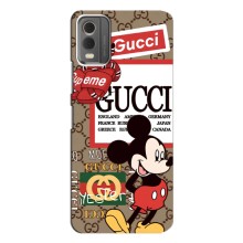 Чехол Disney Mouse Nokia C32 (PREMIUMPrint) (Стильный Микки)