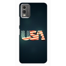 Чехол Флаг USA для Nokia C32 – USA