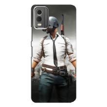Чехол PUBG для Нокиа С32 (AlphaPrint) (Пабг мен)