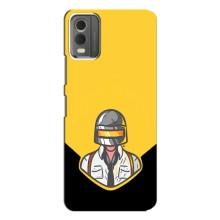 Чехол PUBG для Нокиа С32 (AlphaPrint) (Пабг в шлеме)