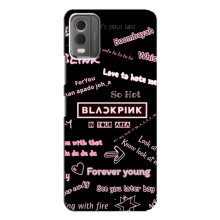 Чехол с музыкальной группой для Nokia C32 (BLACKPINK)