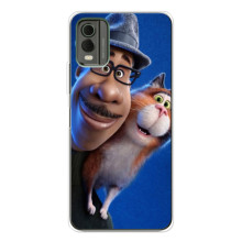 Чохол з принтом Душа на Nokia C32 – Джо і кіт