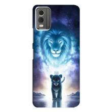 Чехол со Львом для Nokia C32 (VPrint) (Маленький лев)