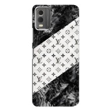 Чехол Стиль Louis Vuitton на Nokia C32 (LV на белом)