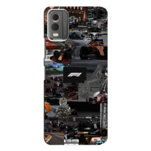 Чехол Формула1 на Nokia C32 – Коллаж Ф1