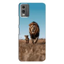 Чехол Король лев на Нокиа С32 (Мусафа и Симба)