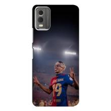 Чехол с футболистом Ламин Ямаль Nokia C32 (Ямаль на стадионе)