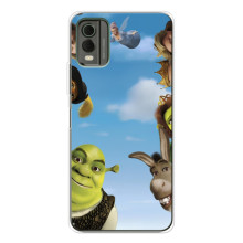 Печатный чехол с принтом Шрек для Nokia C32 – Шрек персонажи