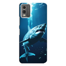 Чехол с картинкой «Хищники» для Nokia C32 – Акула