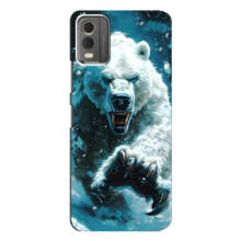 Чехол с картинкой «Хищники» для Nokia C32 – Медведь