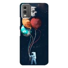 Космические Чехлы для Нокиа С32 (VPrint) (Планеты шарики)