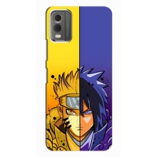 Купить Чехлы на телефон с принтом Anime для Нокиа С32 – Naruto Vs Sasuke