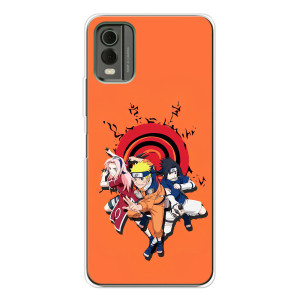 Naruto Anime Чехлы для Нокиа С32 (AlphaPrint)