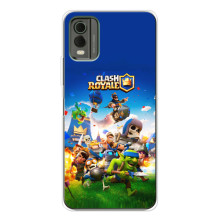 Силиконовый Чехол (атрибутика Клеш Роял) для Nokia C32 (Клеш рояль)