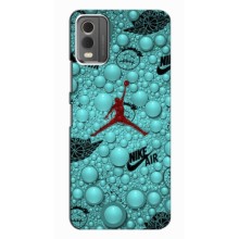 Силиконовый Чехол Nike Air Jordan на Нокиа С32 – Джордан Найк