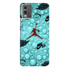 Силиконовый Чехол Nike Air Jordan на Нокиа С32 – Джордан Найк