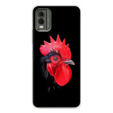 Силиконовый чехол с птичкой на Nokia C32 – Петушок