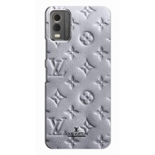Текстурный Чехол Louis Vuitton для Нокиа С32 – Белый ЛВ