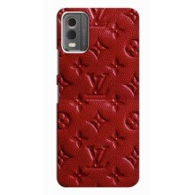 Текстурный Чехол Louis Vuitton для Нокиа С32 – Красный ЛВ