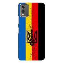 Украинские Чехлы для Nokia C32 с картинкой УПА (AlphaPrint) – Флаг УПА