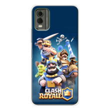 Чехол з героями Клеш Рояль для Nokia C32 – Принц