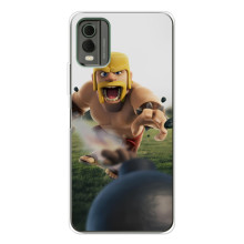Чехол з героями Клеш Рояль для Nokia C32 – Варвар