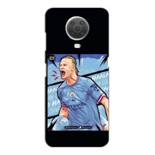 Чехлы с принтом для Nokia G10 Футболист – гол Эрлинг Холланд