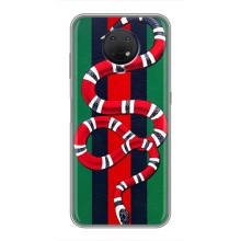 Чохли  GUCCI для Нокіа G10 (AlphaPrint) (Gucci змія)