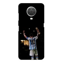 Чехлы Лео Месси Аргентина для Nokia G10 (Лео Чемпион)