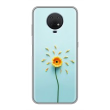 Чохли з квітами для Nokia G10 (VPrint) (Жовта квітка)