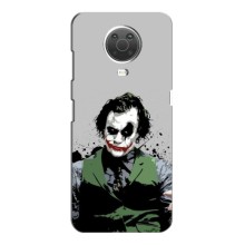 Чехлы с картинкой Джокера на Nokia G10 (Взгляд Джокера)
