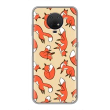Чохли з картинкою Лисичка для Nokia G10 (VPrint) (Лисички)