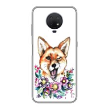 Чохли з картинкою Лисичка для Nokia G10 (VPrint) (Весела лисичка)