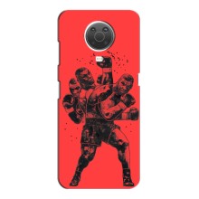 Чехлы с принтом Спортивная тематика для Nokia G10 (Тайсон Бокс)
