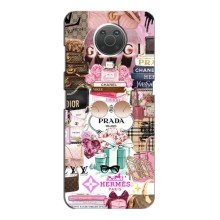 Чохол (Dior, Prada, YSL, Chanel) для Nokia G10 (Брендb)