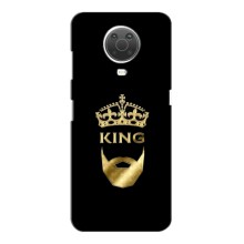 Чохол (Корона на чорному фоні) для Нокіа Джи 10 – KING