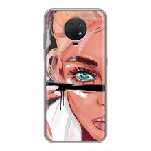 Чехол с печатью для Nokia G10 - (Мода) (AlphaPrint) – Макияж