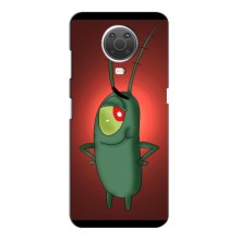 Чехол с картинкой "Одноглазый Планктон" на Nokia G10 (Стильный Планктон)