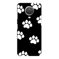 Бампер для Nokia G10 с картинкой "Песики" (Следы собак)