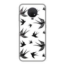 Чохол з пташками на Nokia G10 (VPrint) (Ластівки)