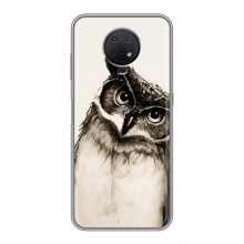 Чохол з пташками на Nokia G10 (VPrint) (Сова)