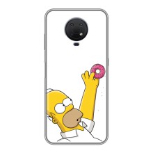 Чjхол з Сімпсонами для Nokia G10 (VPrint) (Гомер з пончиком)