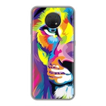 Чохол з картинкою ЛЕВ для Nokia G10 (VPrint) (Яскравий Лев)