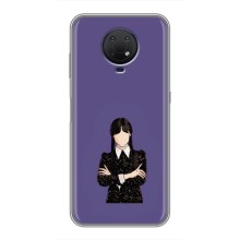 Чохли Венсдей на Nokia G10 Уенсдей (AlphaPrint) (Венздей у чорному)