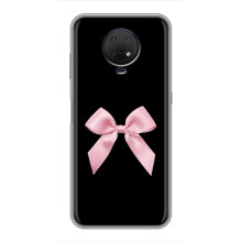 Чехол банты для Nokia G10 – Бант на черном