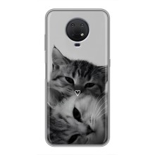Чохол з малюнком кіт на Nokia G10 (Пара котів)