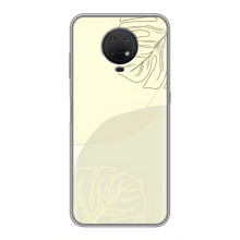 Чохол квітковий дизайн для Nokia G10 – Зелений фон